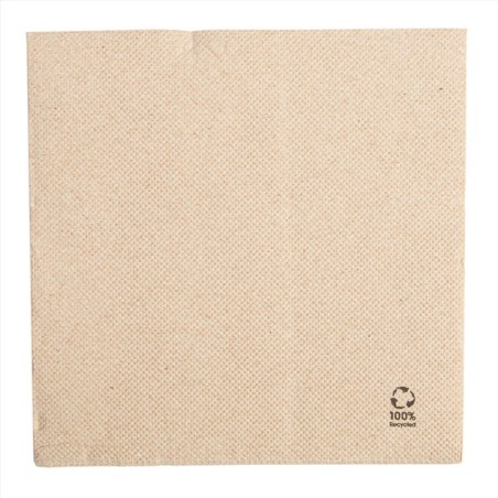 Servilletas "Double Point" 30x30 Natural Reciclado - Proveedor Lavandería Industrial