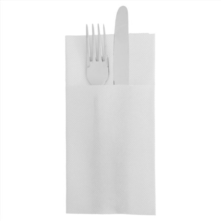 Servilletas canguro 39x40 blancas tissue ecolabel - Proveedor Lavandería Industrial