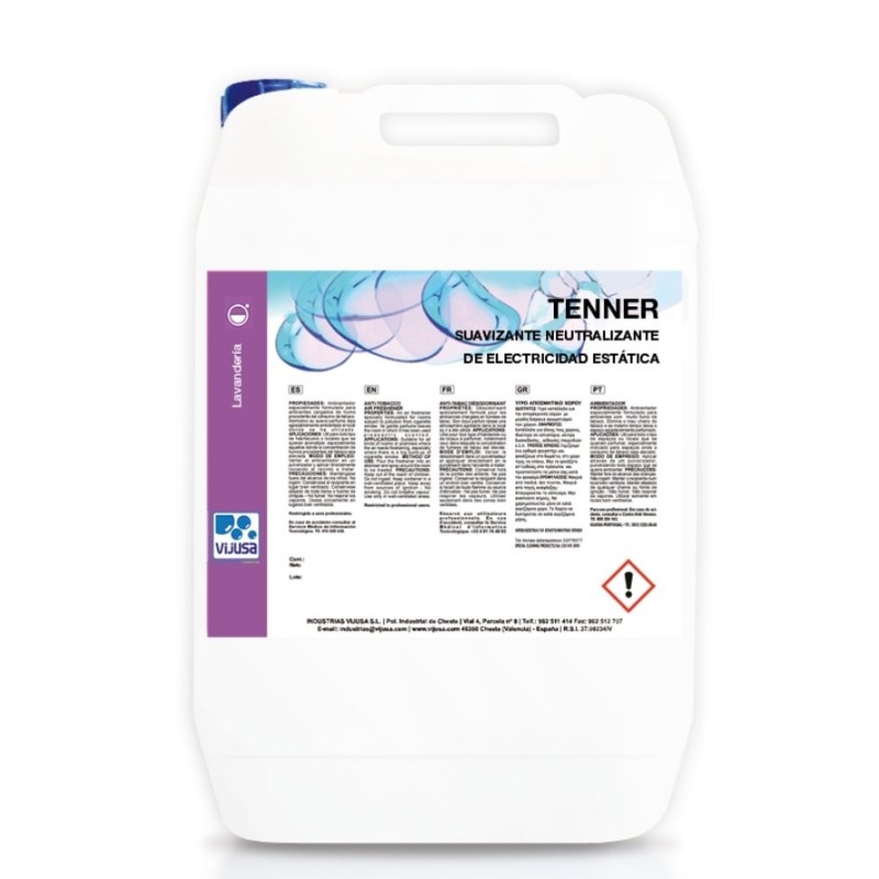 Suavizante AntiestaticoTenner 20 L. - Proveedor Lavandería Industrial