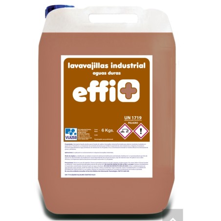 Lavavajillas Aguas Duras Effi+ 6 Kg. - Proveedor Lavandería Industrial