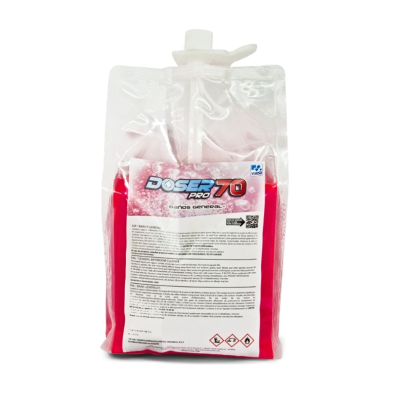 Doser Pro 70 Baños General 1,5 L/bolsa. - Proveedor Lavandería Industrial