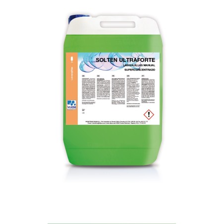 Lavavajillas Manual Solten Ultraconcentrado 5 L. - Proveedor Lavandería Industrial