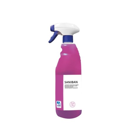 Limpiador Baños Saniban 750 Ml. - Proveedor Lavandería Industrial