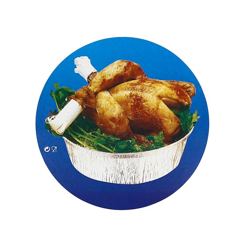Tapas envases de pollo 100 unid - Proveedor Lavandería Industrial
