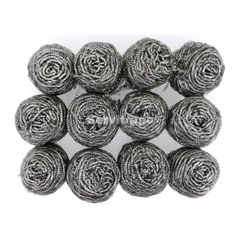 Estropajo Aluminio Nanas 40 Gr, Pack 12 U. - Proveedor Lavandería Industrial