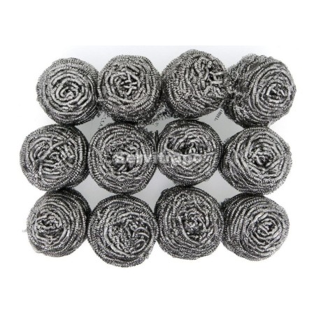 Estropajo Aluminio Nanas 40 Gr, Pack 12 U. - Proveedor Lavandería Industrial