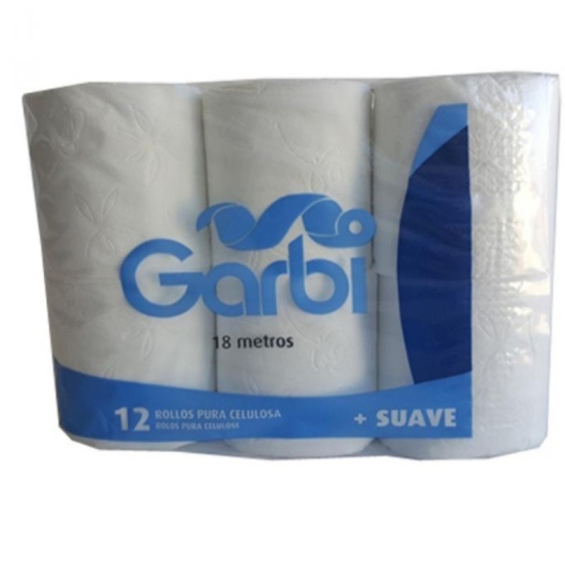 Papel Higiénico Garbi Doméstico 108R 17M - Proveedor Lavandería Industrial
