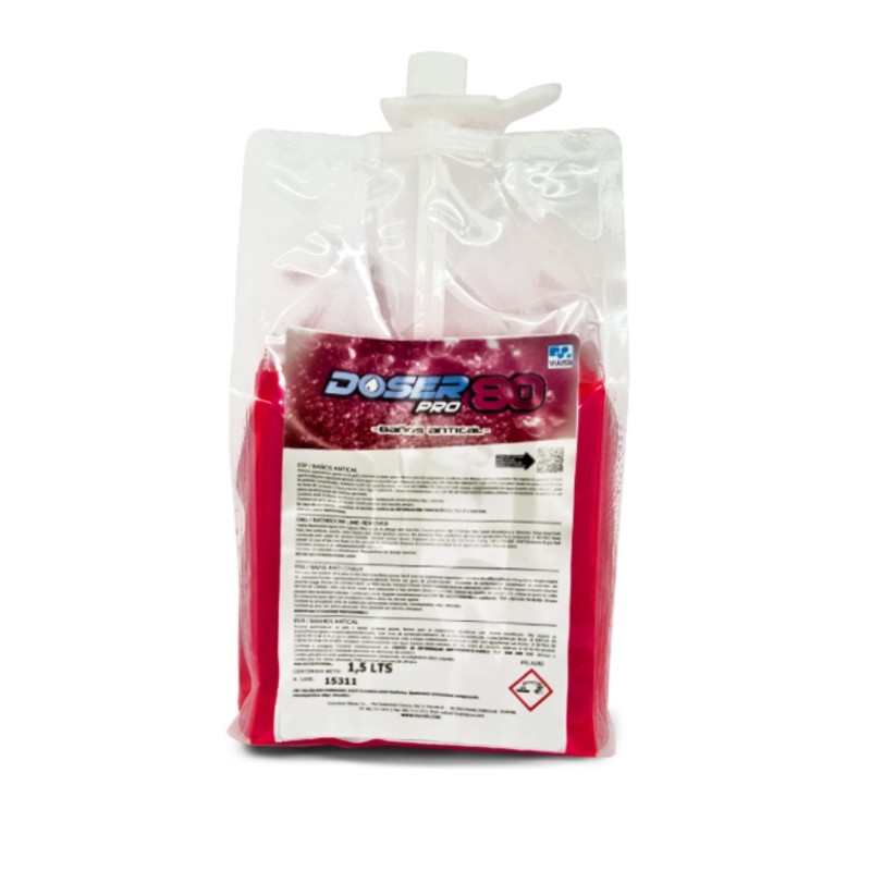 Doser Pro 80 Baños Antical 1,5 L/bolsa. - Proveedor Lavandería Industrial