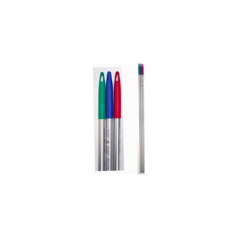 Palo aluminio Anonizado 150cm 0,85mm Azul - Proveedor Lavandería Industrial