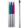 Palo aluminio Anonizado 150cm 0,85mm Azul - Proveedor Lavandería Industrial