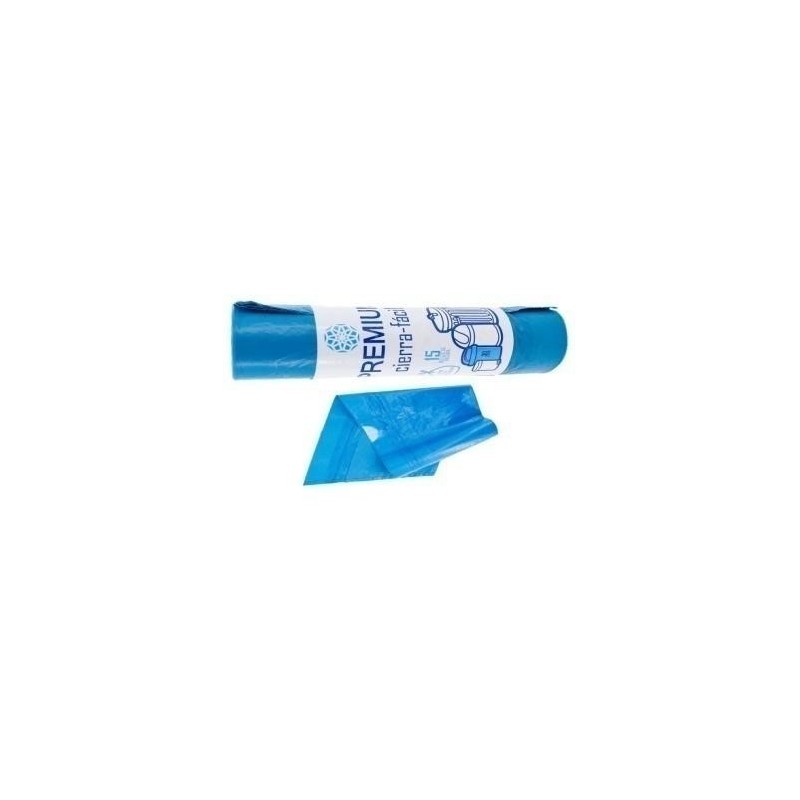 B.Basura Azul Perf 55x55 G85 Autocierre 15R/35Caja - Proveedor Lavandería Industrial