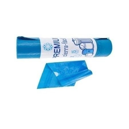 B.Basura Azul Perf 55x55 G85 Autocierre 15R/35Caja - Proveedor Lavandería Industrial