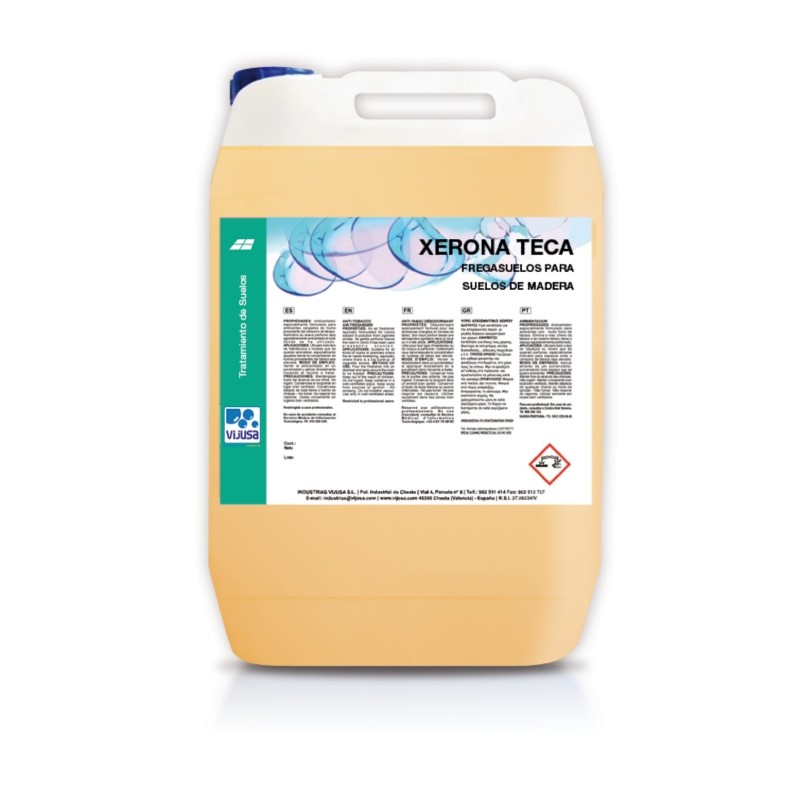 Fregasuelos Madera Xerona Teca 5 L. - Proveedor Lavandería Industrial