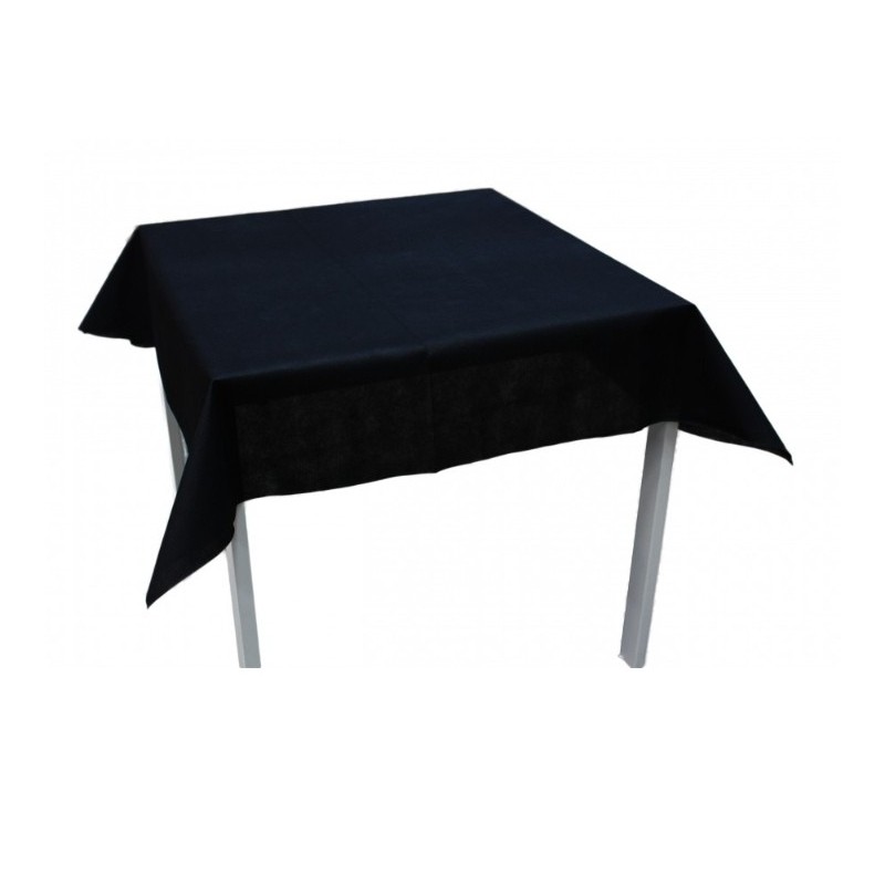Mantel no tejido 120x120 cm. Negro paquete 50 unid - Proveedor Lavandería Industrial