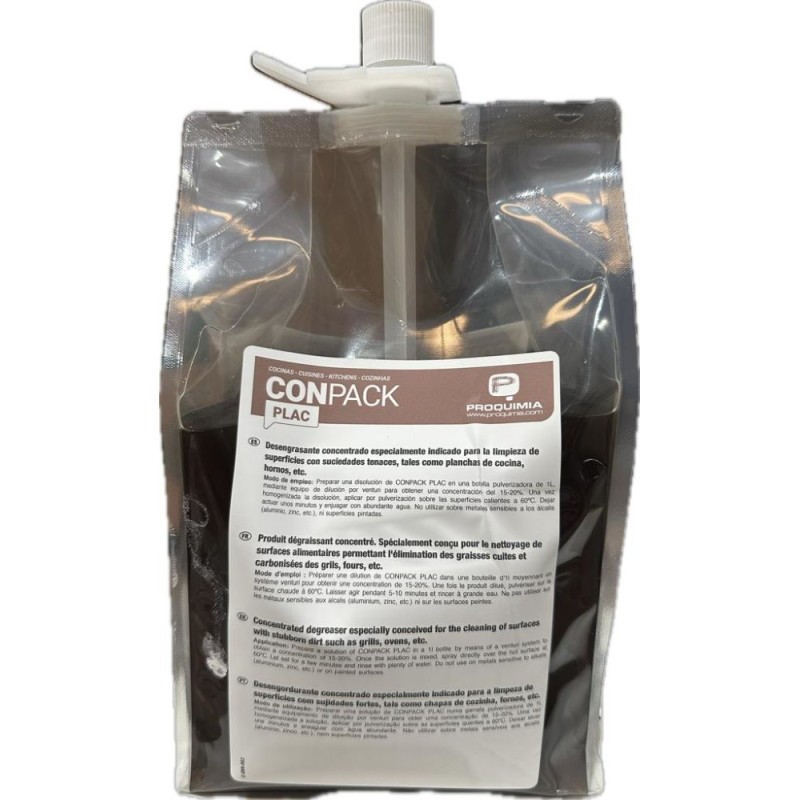 Desengrasante Conpack Plac 2x1,5 L. - Proveedor Lavandería Industrial
