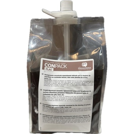 Desengrasante Conpack Plac 2x1,5 L. - Proveedor Lavandería Industrial