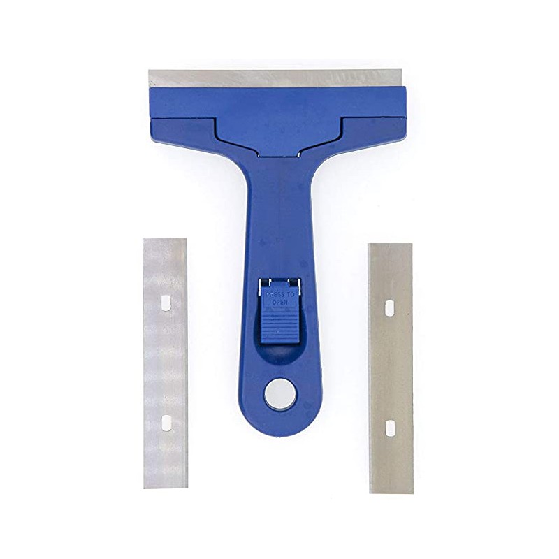 Rasqueta vidrio 14 cm 3 recambios - Proveedor Lavandería Industrial