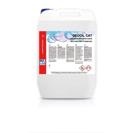 Desinfectante Virucida Deocil Cat 5 L. - Proveedor Lavandería Industrial