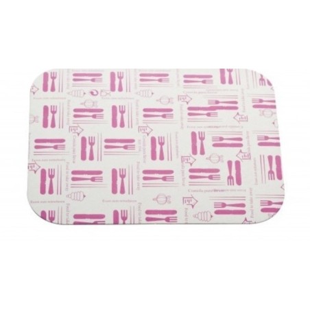 Tapas envases-rectangulares 680, 100und - Proveedor Lavandería Industrial
