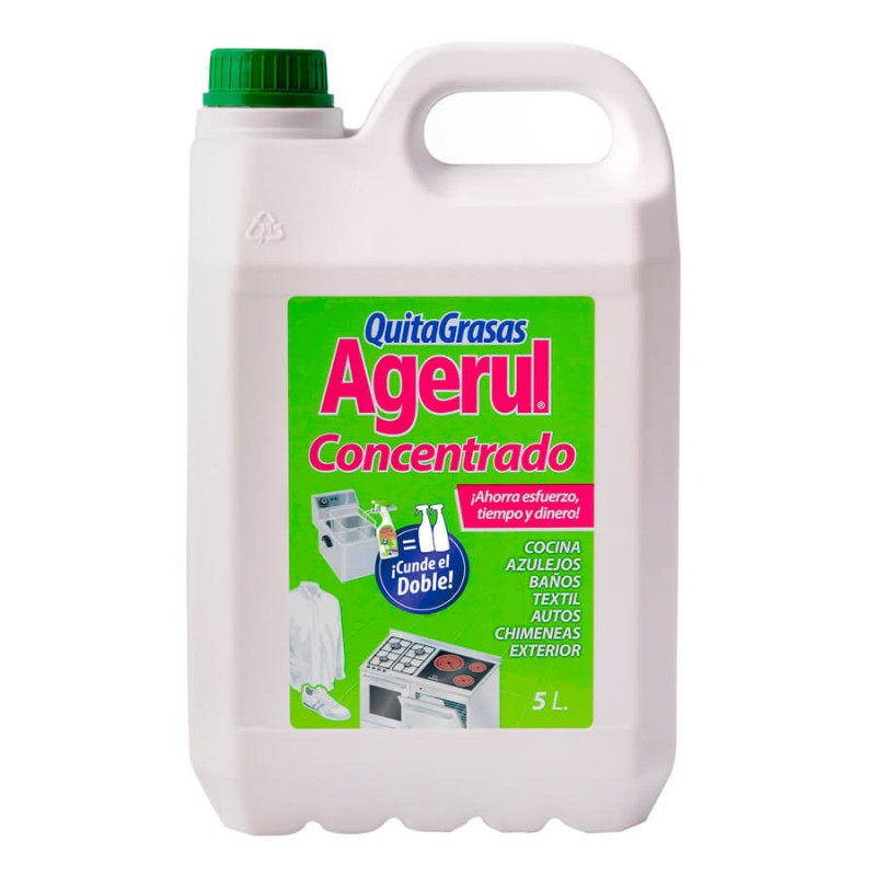 Agerul Quitagrasas 5 L. - Proveedor Lavandería Industrial