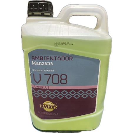 Ambientador V708 Manzana 5 L. - Proveedor Lavandería Industrial