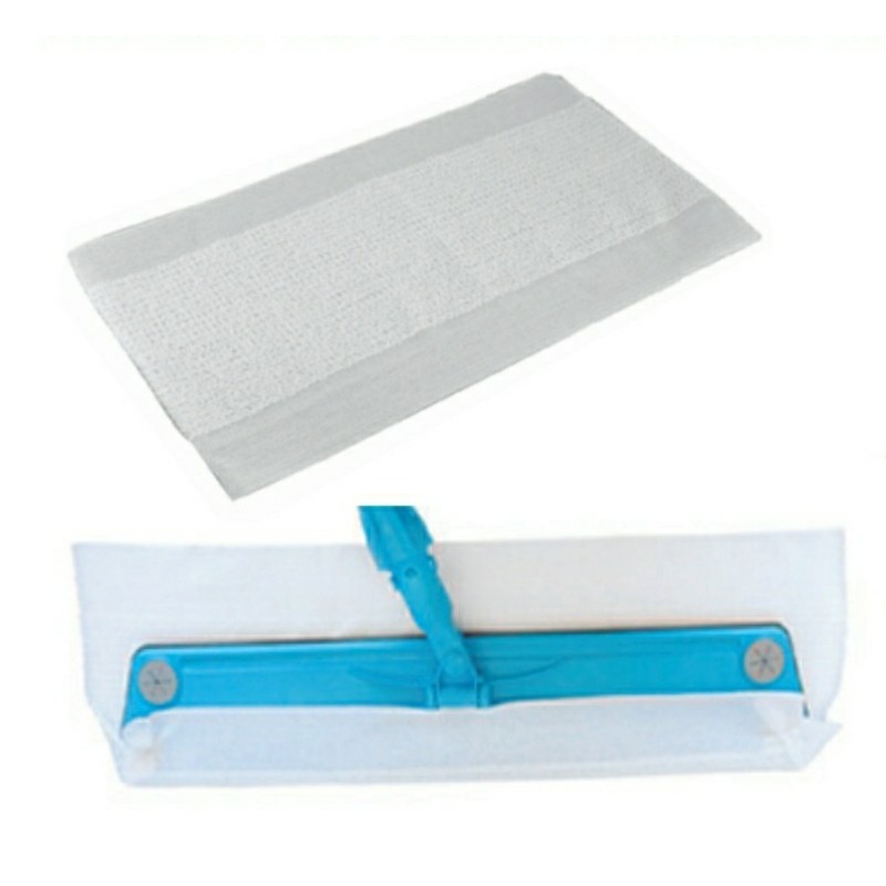 Mopa Gasa Atrapapolvo Microfibra Blanca 24 x 40 Cm - Proveedor Lavandería Industrial