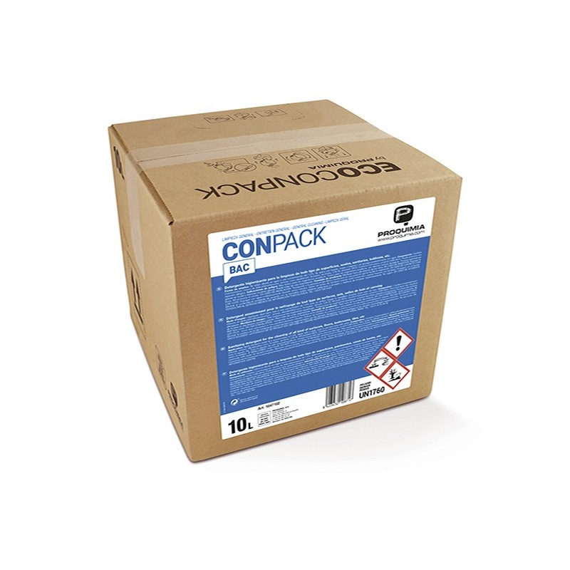 Conpack Bac Concentrado Caja 10 L. - Proveedor Lavandería Industrial