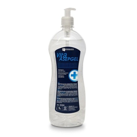 Asepgel 1 litro (con pulsador) - Proveedor Lavandería Industrial