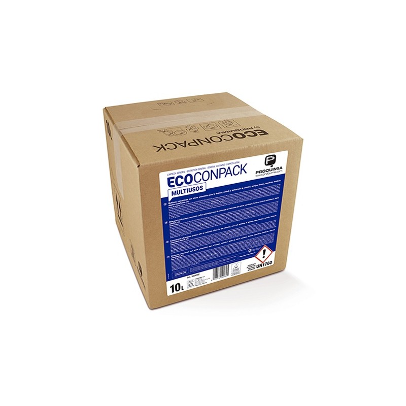 Ecoconpack Multiusos caja 10 L. - Proveedor Lavandería Industrial