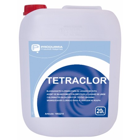 Blanqueante Clorado Tetraclor 20 L. - Proveedor Lavandería Industrial