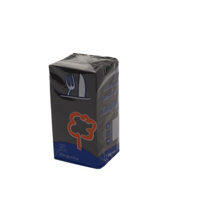 Kanguritos Papel P&P 40X40 Negro 480 Ud. - Proveedor Lavandería Industrial