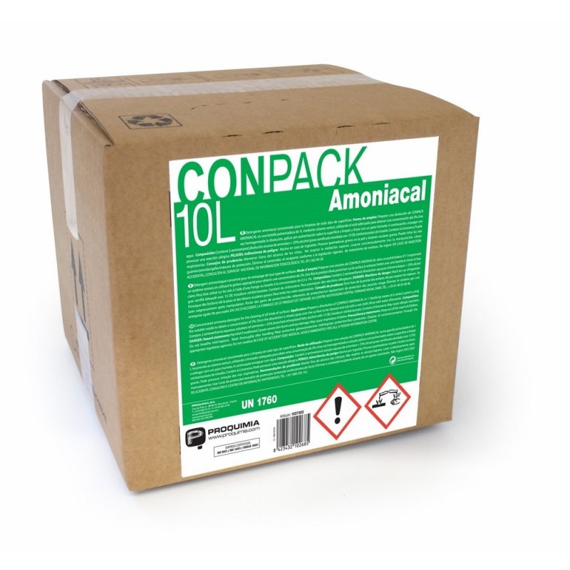 Conpack Amoniacal  Caja 10 L. - Proveedor Lavandería Industrial