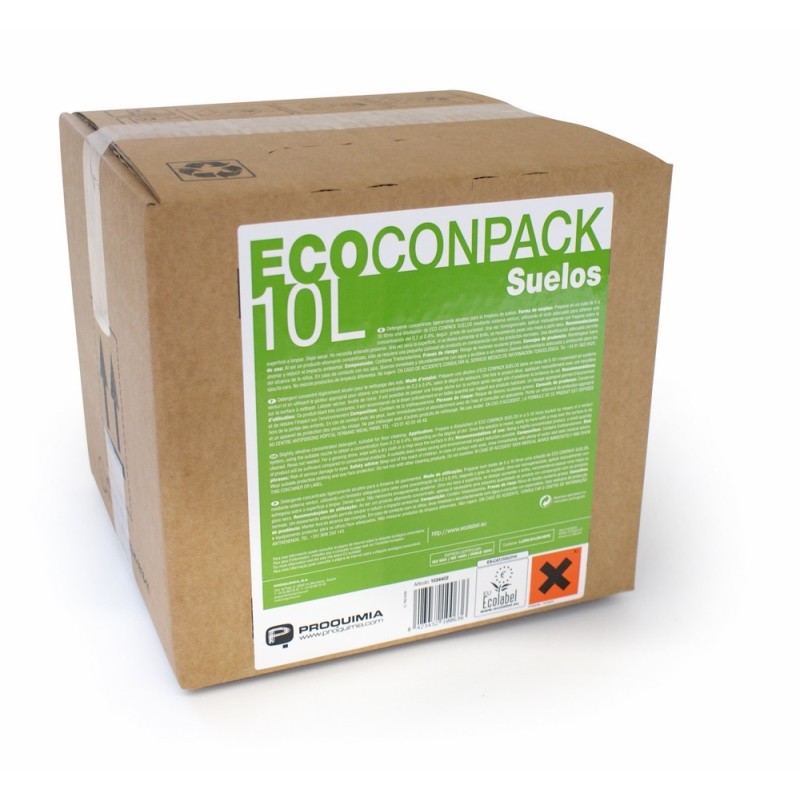 Ecoconpack Suelos Concentrado caja 10 L. - Proveedor Lavandería Industrial