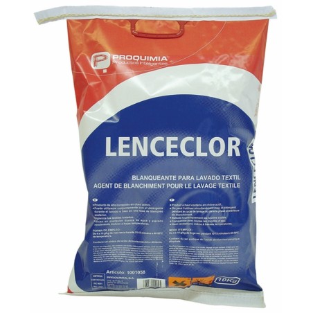 Blanqueante Base Cloro Lenceclor 10 Kg. - Proveedor Lavandería Industrial