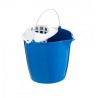 Cubo 13L Azul Asa Metal Escurridor Blanco - Proveedor Lavandería Industrial