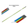 Palo Octogonal 1.40 cm Varios Colores. - Proveedor Lavandería Industrial