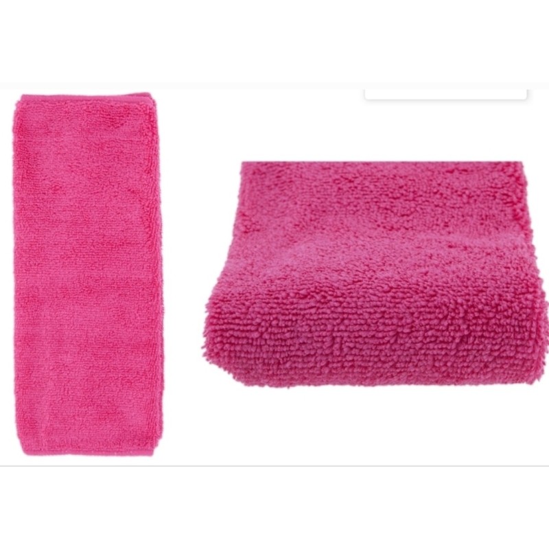 Paño Microfibra Rosa 30x40 270Gr 6 Ud. - Proveedor Lavandería Industrial