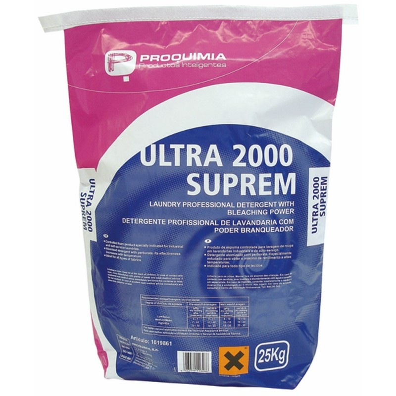 Detergente Atomizado Ultra 2000 Suprem 25 Kg. - Proveedor Lavandería Industrial