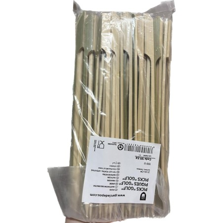 Picks "GOLF" madera 100 uds - Proveedor Lavandería Industrial