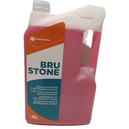 Desincrustante Lavavajillas Brustone 4 L. - Proveedor Lavandería Industrial