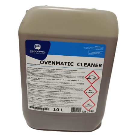 Ovenmatic cleaner gar-10 lt - Proveedor Lavandería Industrial