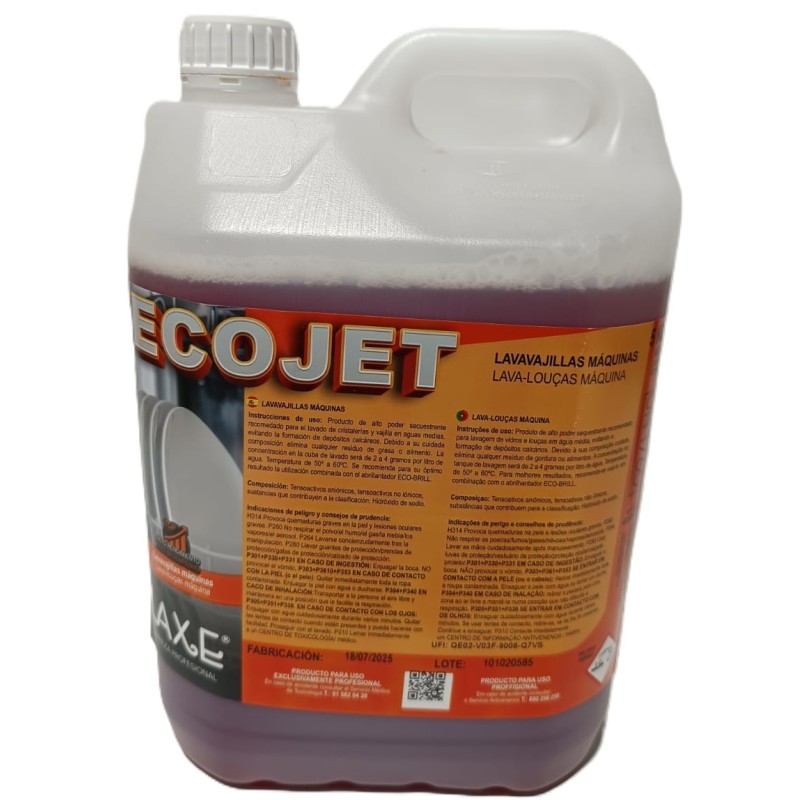 Lavavajillas Maquina Eco Jet 5 kg. - Proveedor Lavandería Industrial