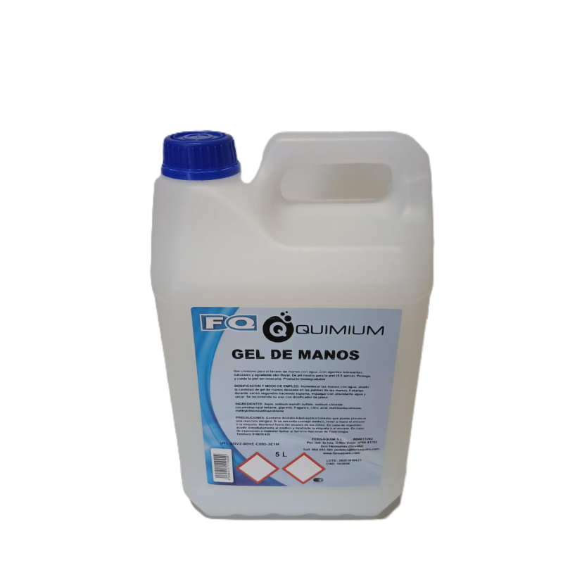 Gel De Manos Fersaquim 5 L. - Proveedor Lavandería Industrial