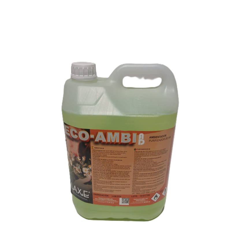 Ambientador Eco-Ambi Aldelia 5 L. - Proveedor Lavandería Industrial