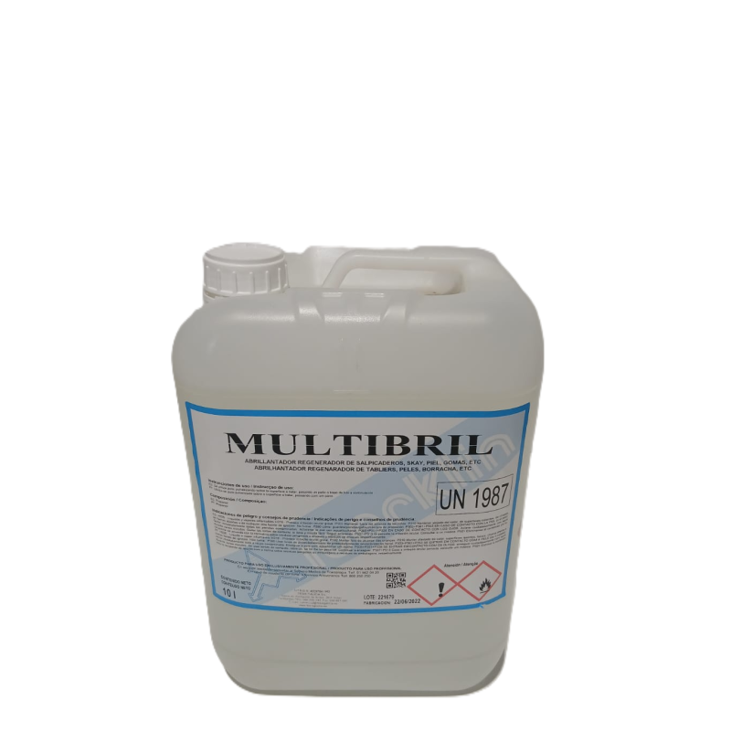 Multibrill Abrillantador Salpicaderos 10 L - Proveedor Lavandería Industrial
