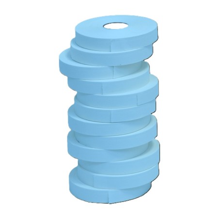 Rollo papel Marcar 12 mm. -Celeste- - Proveedor Lavandería Industrial