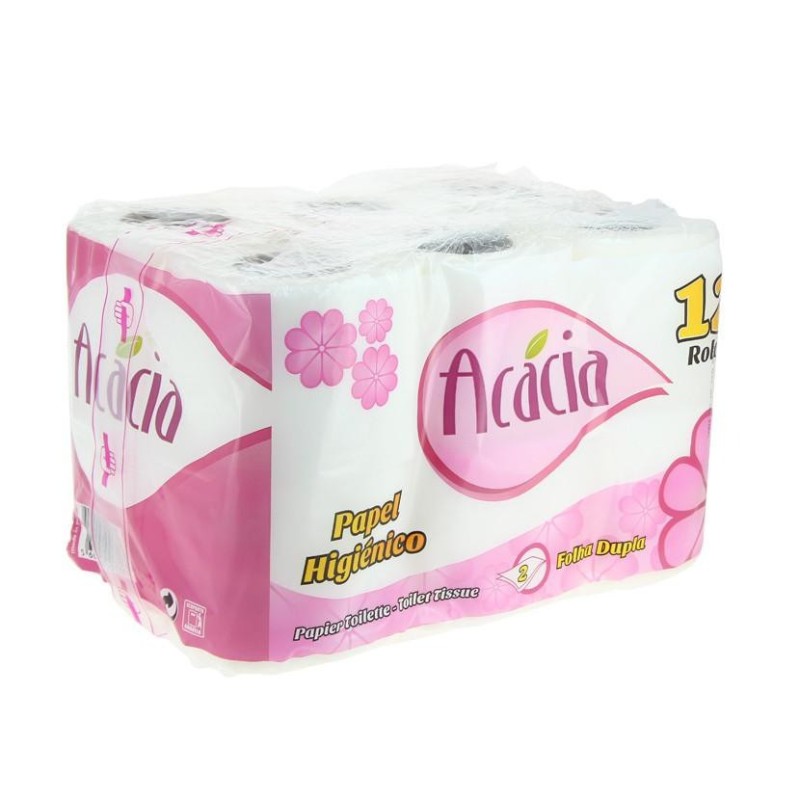 Papel Higienico Acacia Pasta Laminado L+ 12 m.108r - Proveedor Lavandería Industrial