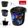 Cubo Fregona Vileda Gris 7 L. - Proveedor Lavandería Industrial