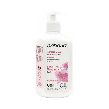 Jabon de manos Babaria Rosa Mosqueta 500 ml - Proveedor Lavandería Industrial