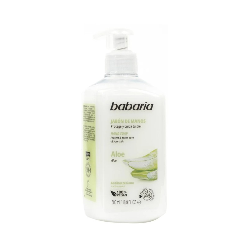 Jabon de mano Babaria Aloe Vera 500 ml - Proveedor Lavandería Industrial